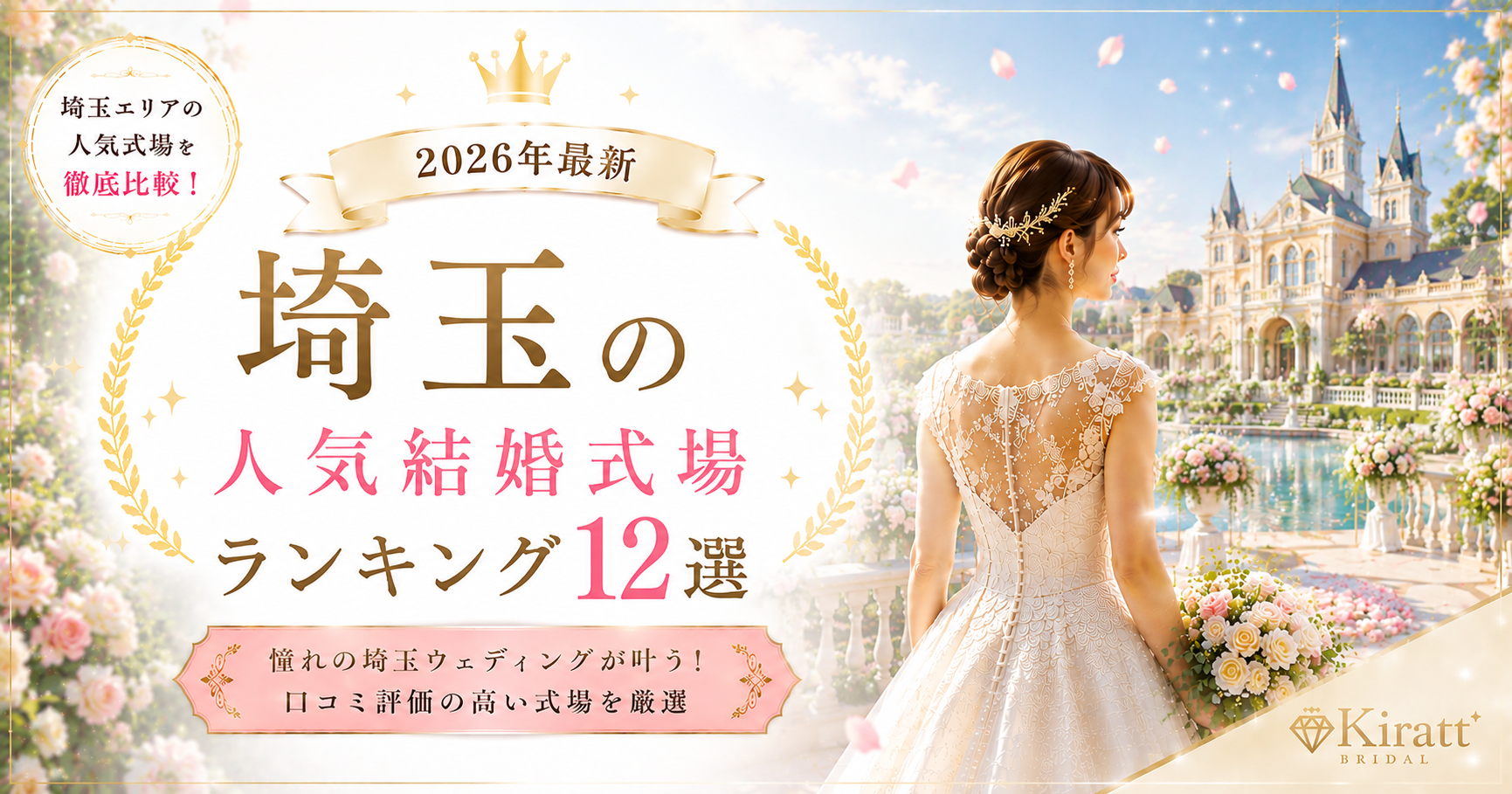 埼玉県の人気結婚式場ランキング