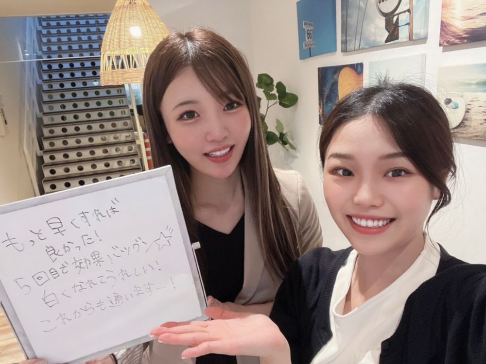 ホワイトニングサロンKiratt 金沢店　お客様写真