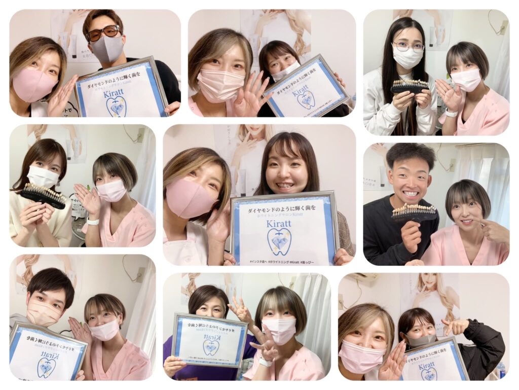 Kiratt高知店 お客様とスタッフの写真