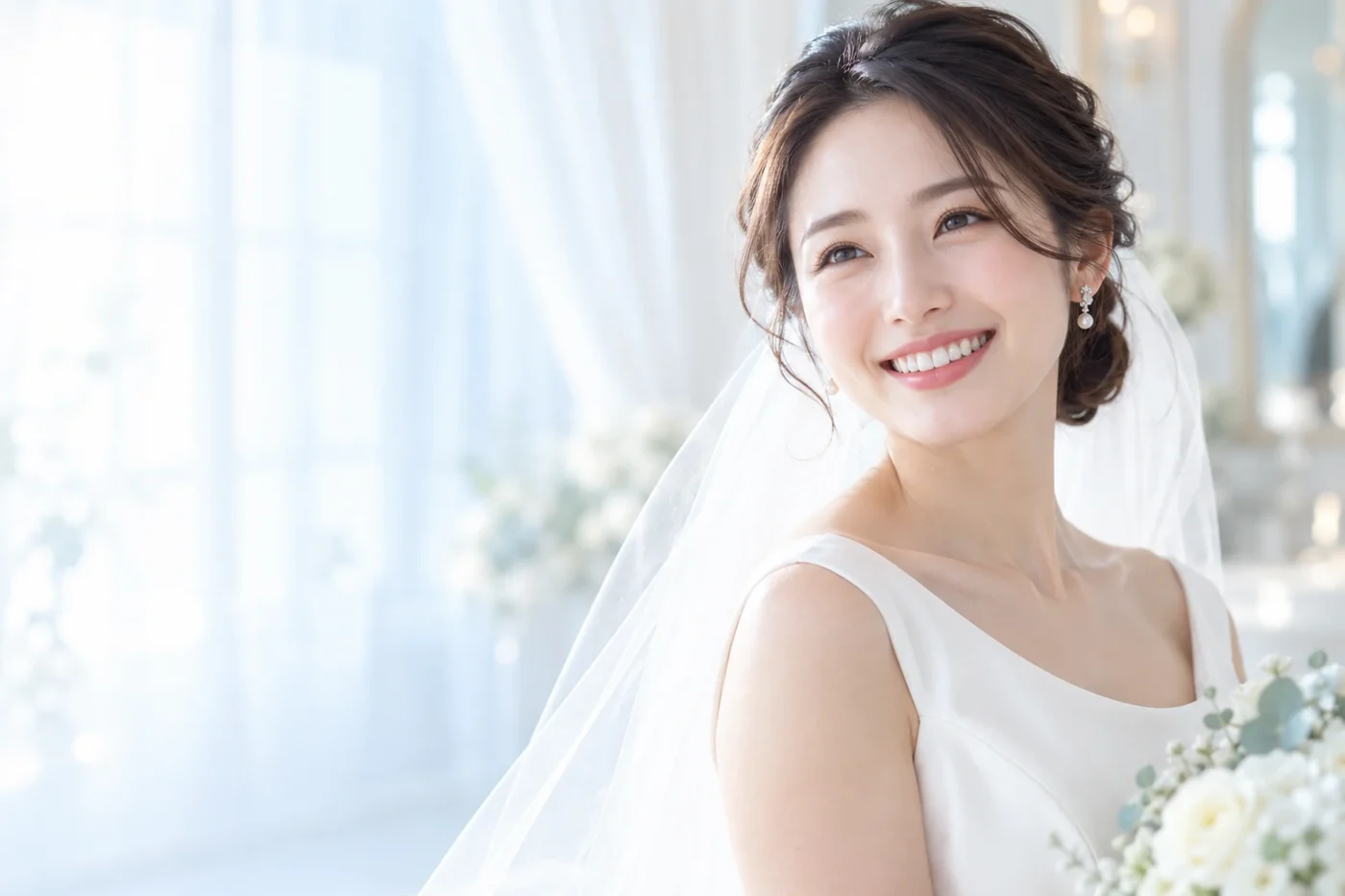 ブライダルホワイトニングの花嫁イメージ